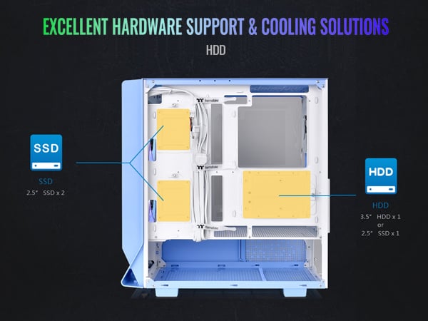 Thermaltake Ceres 330 TG ARGB Mid Tower E-ATX Case